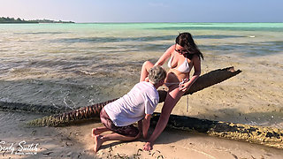 Femdom in Paradise Outdoor Worship on the Beach