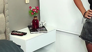 Submissive Boss Katha Dawson Lets Naughty Kylei Ellish Worship Her Pussy While She's at Work.