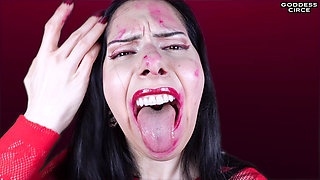 Silly Faces - Natural Face with Heavy Make-up 5 - All Red