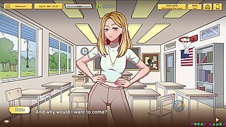 Public anime adventure with huge-chested teens and milfs