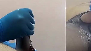 #92 Nurse Big Tits Waxing Dick