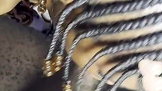 Hard Rough Balls Deep Anal Fuck for Black Teen