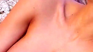 Horny Teen Fayna Ass Fucked by Step Dad on the Beach