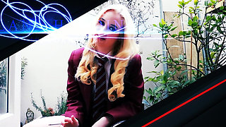 18 Year Old Schoolgirl Rae Gets Punished by Nurse Greene