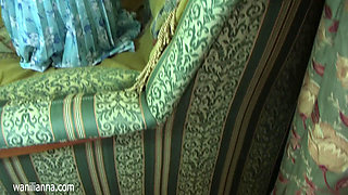 Colorful Vintage Dress and Nylons 1