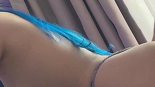 Tails, Anal, and Bare Tits! Hard Fuck with Creampie in the Ass