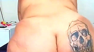 BBW Sitting on the Skinny Slaves Face
