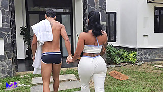 My girlfriend makes my stepsister ride my cock for a hardcore threesome - Max Betancur, Mariana Martix & Alejandra Palacios