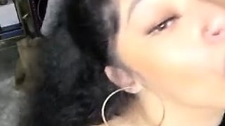 Wockesha Homemade Blowjob Tape With BBC