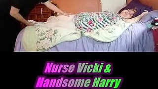 Nurse Vicki and Handsome Harry in White Panty Hose Tickling and Goddess Worship!
