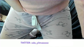 Rubbing Pussy with Pajama