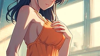 AI Anime Hentai Uncensored, Uncensored video of 18 Year old Teen Hentai MILF, 3D Cartoon on closeup by Kiidzy Animates