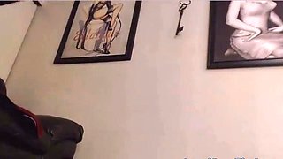 Black Amateur with a Big Ass and Big Tits on Webcam