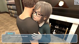 Enjoying summer fun with Jack in this adult visual novel game