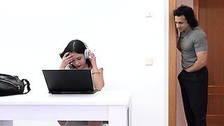 Studious Teen step SISTER Rims Bro's ASS and Gets Fucked