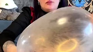 Very hot busty brunette solo masturbation on webcam
