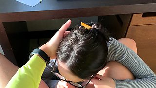 boss fucked secretary on desk in office