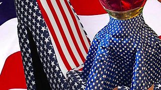 Granny America: All-american Cock Sucking Old Housewife 7223fap