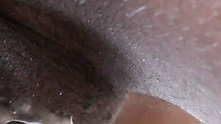 Petite ebony maid creampied in the kitchen by big cock
