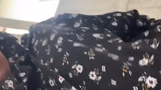 Pee in Outyroor Toilet in Hijab