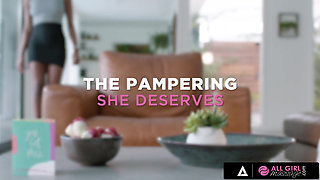 ALL GIRL MASSAGE - Perfect Interracial 69 With Gorgeous Girls Olive Glass And Nicole Kitt