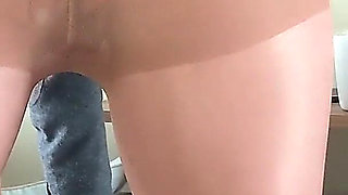 Bad Boss: Butt Plug and Squirting Through My Nylons