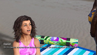 My Hotwife - Gameplay - Roleplay - Nudist Beach,gym Visit