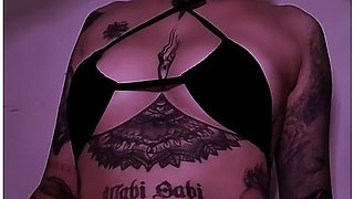 Big Ass Latina Goth In The Amazon Position Sitting To The Rhythm Of Funk