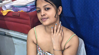 Cute Desi Indian Beautiful Step Sister Gets Fucked with Huge Dick