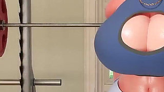 Mansion Days Animated 3D Game #9 - Ginger Gym Girlie Sucks Cock