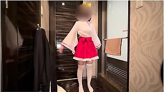 Halloween Shrine Girl Cosplay By 18 Year Old Japanese Student!
