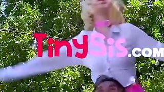 Curvy besties love cfnm play with brothers
