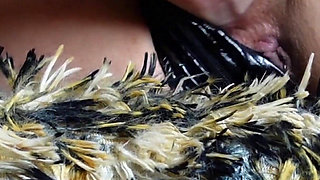 Fisting Huge Squirt Squirting MILF Latex Panties Little Feet Very Wet Pussy Real Homemade