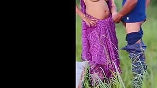 Fresh Instagram Viral Aunty pulverizes like a fuckslut with her cousin in outdoor gonzo MMS