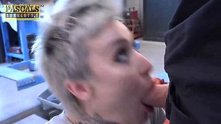Pascalssubsluts - short unshaved Tabitha Poison fucked harshly