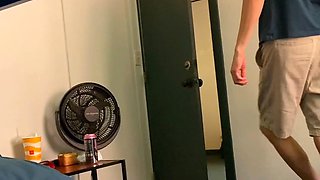 Cute blonde teen girlfriend awesome POV blowjob