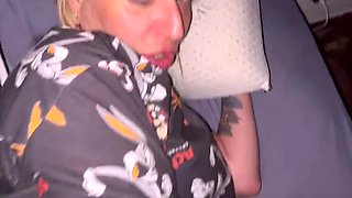 Mature Latina Wife Cuckolds Husband with His Big Dick Friend - Homemade POV Blowjob & Cumshot