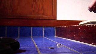 Curly Blonde Teen Records Solo Dildo Masturbation More at