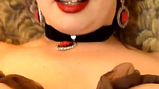 Nylons and tits in bondage