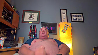 Daddy just busting a load on my desk again.