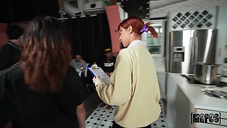 Scarlett Page's Fiery Cooking Show in a Wild Passion Scene