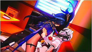 Arle X Clorinde Futa Fuck Compilation - Genshin Impact