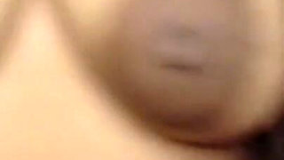 Hot Young Girl. Under the Sheets, She Wets Her Panties with Orgasm.