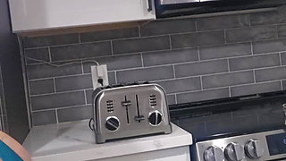 Thick Fake Tit GILF in the Kitchen