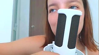 Teen solo fun masturbating when home alone