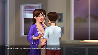 She just wanted us to make love with Lots of desire about cooking when we were alone - summertime saga
