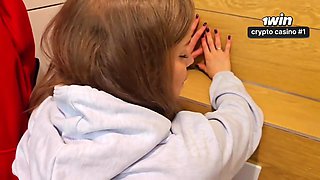 Swife Katy - I Went To Wash My Hands In The Toilet, And There A Stranger Wants A Dick!