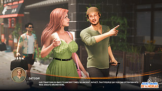 Yokai: Lust Secret Gameplay Part 1 - Airi Caught Fingering Herself in the Bathroom