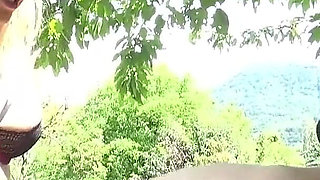 Masked Babe Gets Fucked by a Sexy MILF with a Strapon