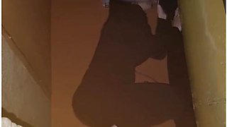 Company Year-end Party. Married Woman Gives Blowjob In A Corner Of The Party